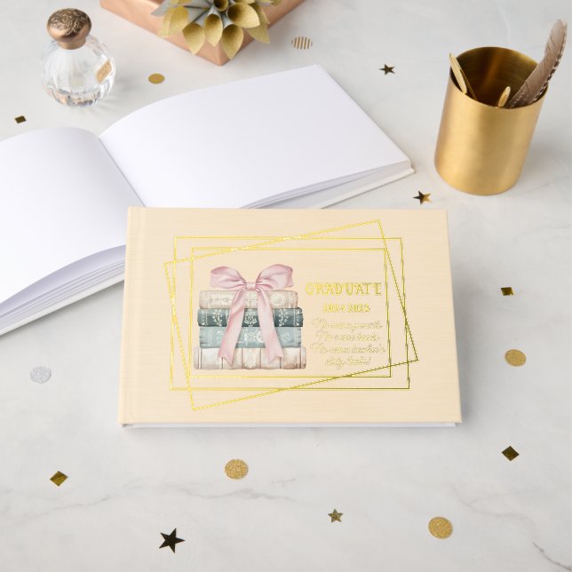 GRADUAR pila de libros (Anverso Abierto)