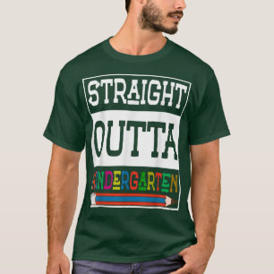 Graduati divertida de la camiseta de la guardería 