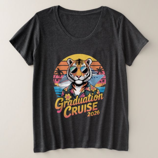 Graduation 2026 Cruise Vacation Tee (Anverso del diseño)