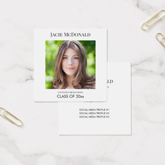 Graduation Insert Profile Photo White (Oficina)