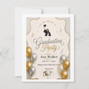 graduation invitation, invitación para graduación