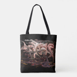 Graffiti abstracto elegante en la bolsa