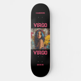 Graffiti astrológico Virgo Zodiac Skateboard
