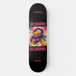 Graffiti Astrologico Zodiac Scorpio Skateboard