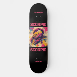 Graffiti Astrologico Zodiac Scorpio Skateboard