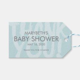Graffiti azul Baby Shower Favor Gift Etiqueta