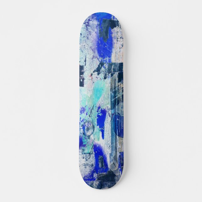 Graffiti Blue Skateboard (Anverso )