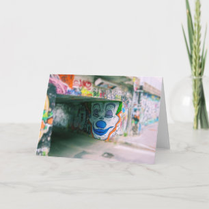 Graffiti - Bromista - Milán, tarjeta de saludo ita