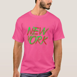 Graffiti Camisetas gráficos de Nueva York, me enca