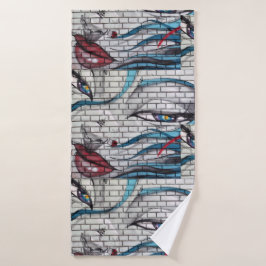 Graffiti Chica asiático