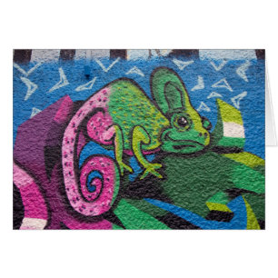 Graffiti colorido Chameleon