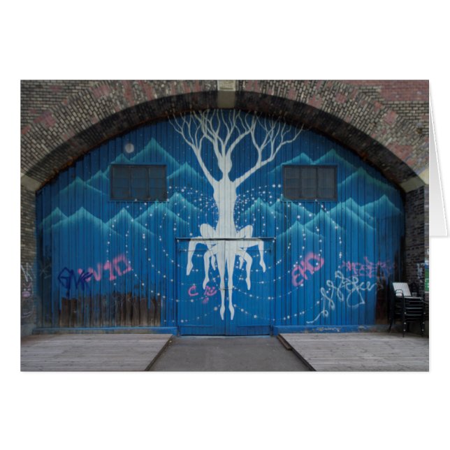 Graffiti De Árbol De Vida (Anverso (Horizontal))