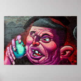 Graffiti de arte callejero Digbeth Birmingham Rein