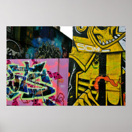 Graffiti de arte callejero Digbeth Birmingham Rein