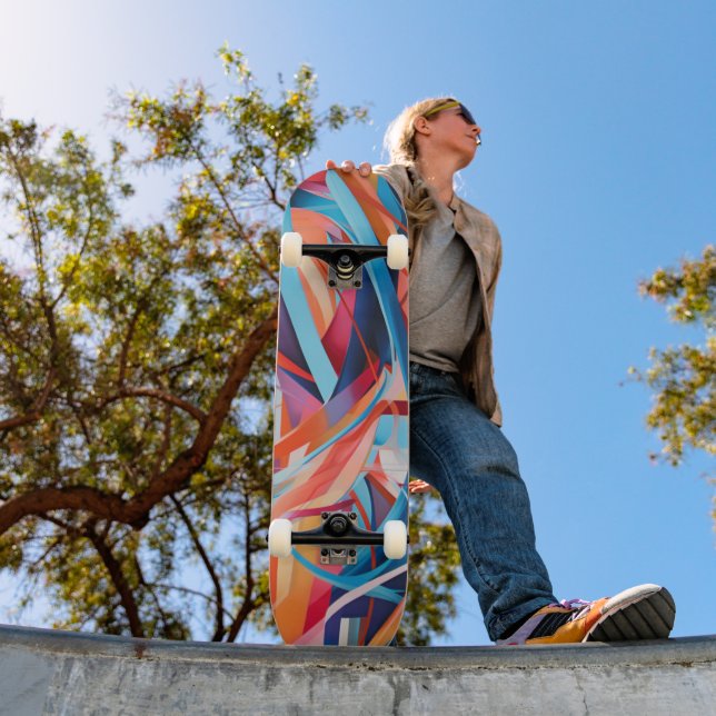 Graffiti de arte callejero Skateboard 14 (Exterior 1)