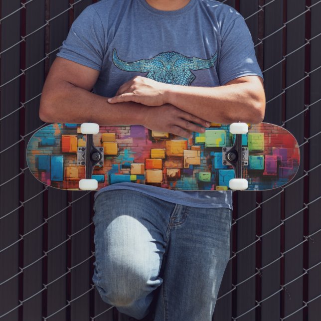 Graffiti de arte callejero Skateboard 21 (Exterior 3)
