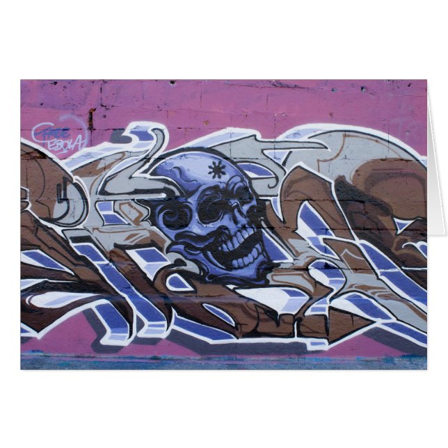 Graffiti de Blue Bonehead (Anverso (Horizontal))