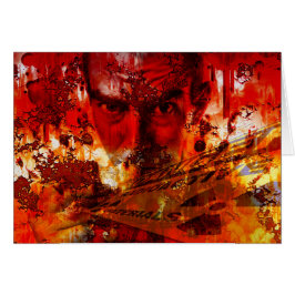 Graffiti de cara roja