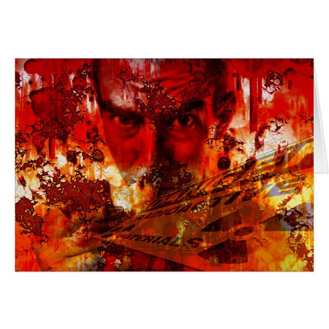 Graffiti de cara roja