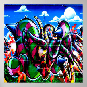 Graffiti de Guay palabra arte decoración en casa p
