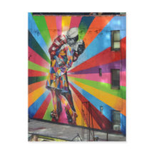 Graffiti de la postal de Nueva York