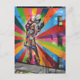 Graffiti de la postal de Nueva York