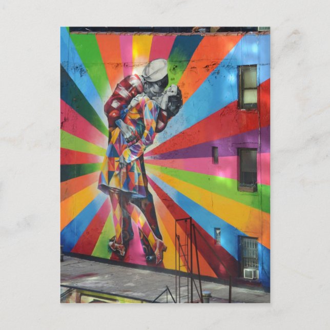 Graffiti de la postal de Nueva York (Anverso)