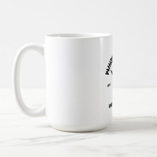 Graffiti de Whiskey Lane Log 15oz. Jarra (Izquierda)