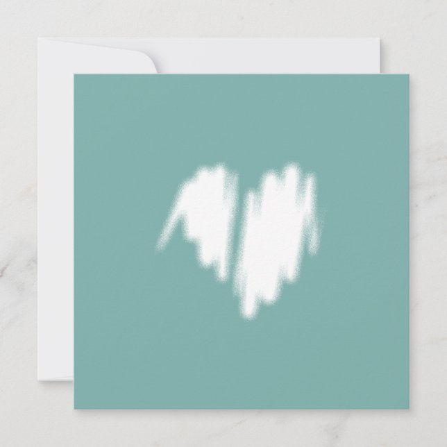 Graffiti del corazón blanco del código Qr rociado (Anverso)