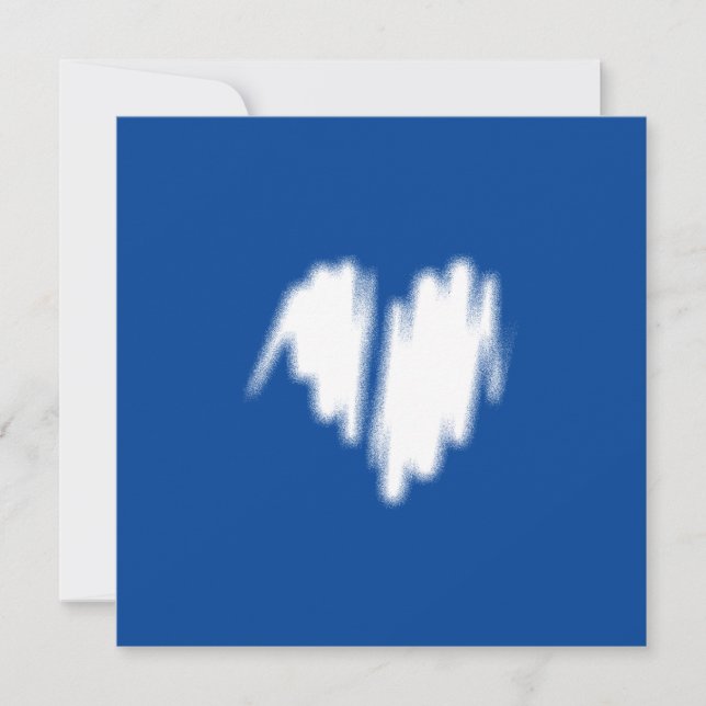 Graffiti del corazón blanco del código Qr rociado (Anverso)