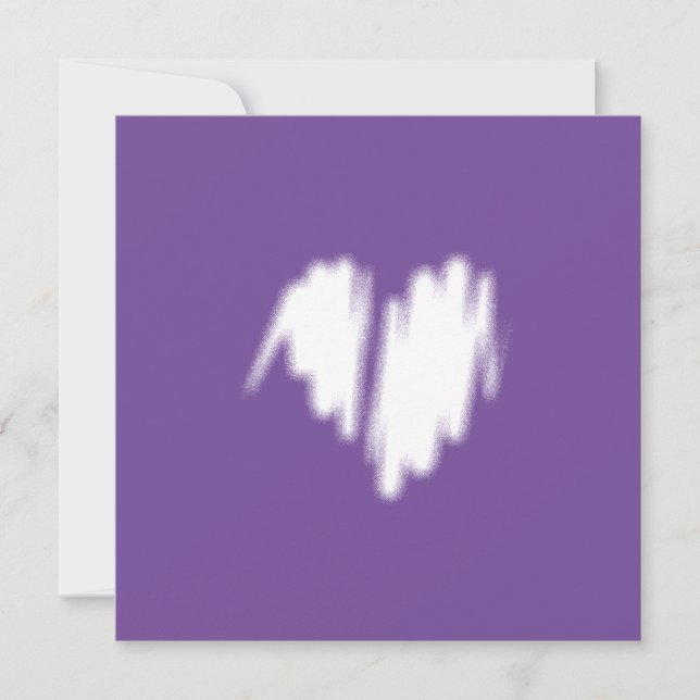 Graffiti del corazón blanco del código Qr rociado (Anverso)