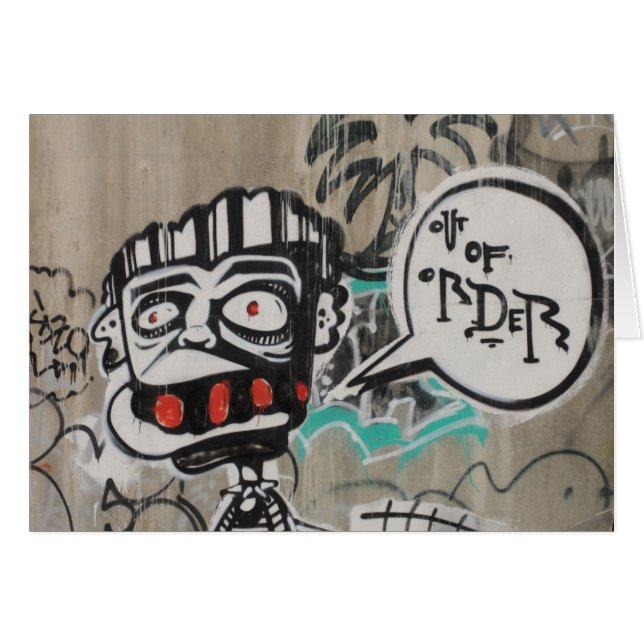 Graffiti Fuera De Orden (Anverso (Horizontal))