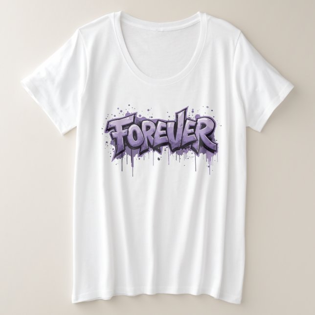 Graffiti Lavender Infinity "FOREVER" (Anverso del diseño)