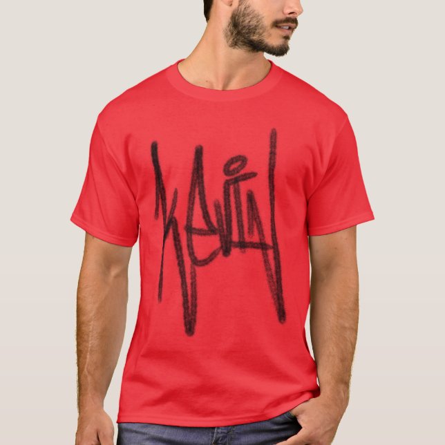 Graffiti Nombre Kevin, camisetas de hombres (Anverso)