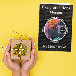 Graffiti Personalizado de la Sobriedad - Tarjeta h