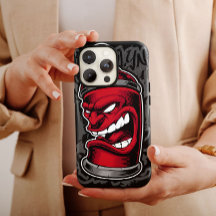 Graffiti Red Spray Can Funda | iPhone 14 Funda-mat