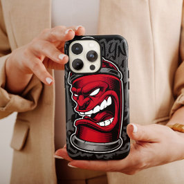 Graffiti Red Spray Can Funda | iPhone 14 Funda-mat