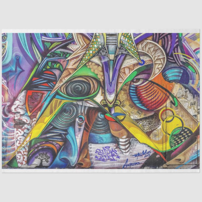 Graffiti Resumen Urbano 16 Papel de tono de descom (Anverso)