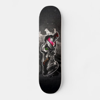 graffiti skateboard bombe peinture tête de mort