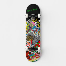 Graffiti Skateboard con tu lema