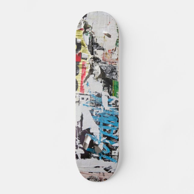 graffiti skateboards affiches déchirées (Anverso)