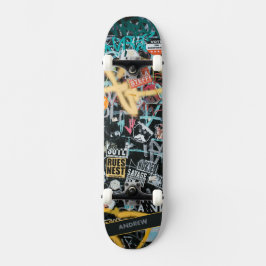 Graffiti Street Skateboard con nombre