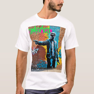 Graffiti urbano Arte callejero Guay Camiseta gráfi