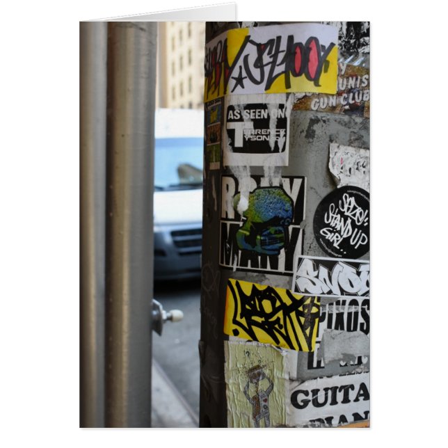 Graffiti urbano en Nueva York Fotografía de arte c (Frente)