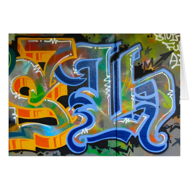 Graffiti Wall Art (Anverso (Horizontal))