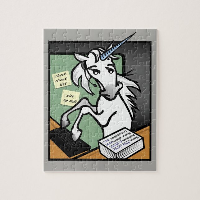 GRAFÍA CLÉRFICA GRANDE UNICORN VERTICAL PUZZLE (Vertical)