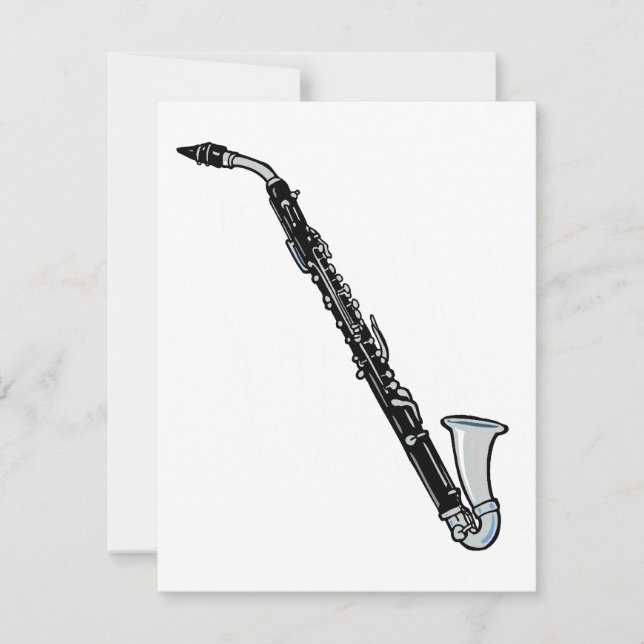 Gráfica burda del Clarinet, sólo el Clarinet (Anverso)