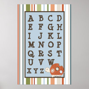 Gráfica de arte de enfermería ABC 16x24 Laguna Bea