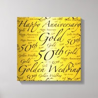 Gráfica de arte de palabras feliz 50° aniversario