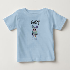 Gráfica de Bebé Adorable Camiseta Negra - Corta